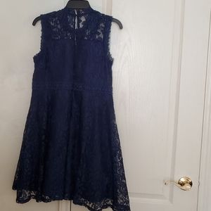 Knit Works Girls Navy Blue Dress
